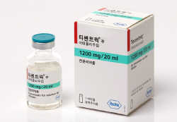 ▲ 미국 식품의약국(FDA)이 로슈의 면역항암제 티쎈트릭(성분명 아테졸리주맙)에 대한 폐암 1차 치료 적응증 추가 여부를 오는 6월까지 결정하기로 했다.