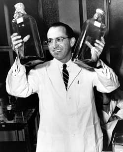 ▲ 조너스 소크(Jonas Salk).