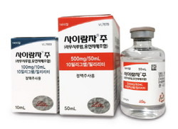 ▲ 릴리의 사이람자와 타쎄바 병용요법이 이전 치료 경험이 없는 전이성 EGFR 변이 비소세포폐암 환자의 1차 요법으로 FDA에 의해 승인됐다.