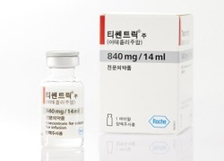 ▲ 티쎈트릭과 파클리탁셀 병용요법은 임상 3상 시험에서 PD-L1 양성 전이성 삼중음성유방암 환자의 1차 치료요법으로 평가했을 때 무진행 생존기간을 유의하게 개선시키지 못했다.