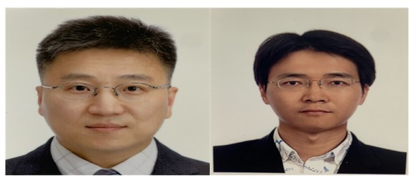 ▲ 품질사업부장 유창수 이사(왼쪽), 신약연구실장 김상욱 이사.