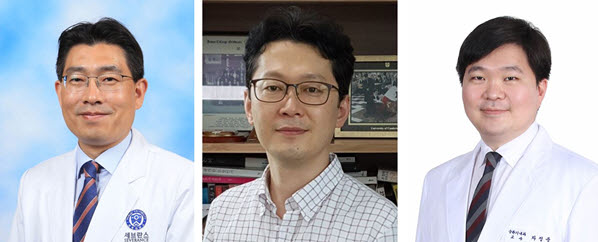 ▲ (좌측부터) 김중선 교수, 하진용 교수, 차정준 교수.