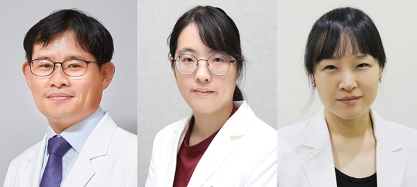 ▲ (좌측부터)황인규 교수, 박송이 교수, 최진화 교수.