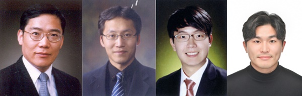 ▲ (좌측부터) 윤택림 교수, 박경순 교수, 최익선 교수, 우성환 교수.