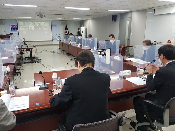 ▲ 범의료계 투쟁 특별위원회(위원장 강석태, 박정율, 임장배, 안덕선, 한재민, 조승현)는 지난 7일 7차 회의를 진행했다.