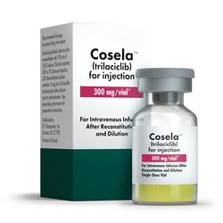 ▲ 코셀라는 화학요법으로 치료를 받는 확장병기 소세포폐암 환자에게 사전에 다계통 골수보호를 제공하는데 도움이 되는 유일한 FDA 승인 치료제다.