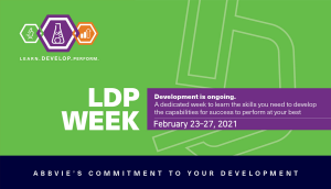 ▲ 한국애브비(대표이사 강소영)는 직원 커리어 개발을 위한 애브비의 차별화된 교육 프로그램인 LDP(Learn Develop Perform) Week을 2월 23일부터 27일까지(한국 시간 기준) 진행한다고 밝혔다.