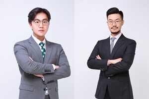 ▲ 임진수 회장 후보(좌)와 박진욱 부회장 후보.