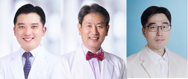 ▲ (좌측부터) 김지형 교수, 백구현 교수, 홍석우 교수