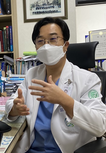 ▲ 이태연 후보는 타 후보와 다른 자신만의 강점으로 ‘젊음’과 ‘적극적이고 활동적으로 지속 가능한 회무를 펼칠 수 있다’를 꼽았다.