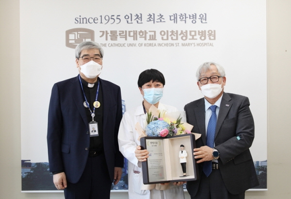 ▲ 가톨릭대학교 인천성모병원은 지난 25일 한국장기조직기증원(Korea Organ Donation Agency, 이하 KODA)과 ‘뇌사장기기증자 관리업무 및 기증활성화 업무협약’을 체결했다