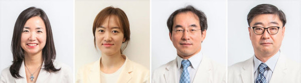 ▲ (좌측부터) 오수영 교수, 박혜아 교수, 최석주 교수, 노정래 교수.