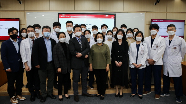 ▲ 고려대 안암병원 비만대사센터 26일 오후 4시 안암병원 문숙의학관 윤병주홀에서 안암ㆍ구로ㆍ안산병원 ‘제1회 고려대의료원 비만대사센터 세미나’를 개최했다.