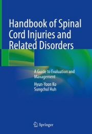 ▲ 양산부산대병원 재활의학과 고현윤 교수와 허성철 교수가 공동 집필한 ‘Handbook of Spinal Cord Injuries and Related Disorders’가 25일 Springer 출판사에서 출간됐다.