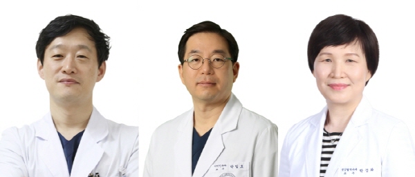 ▲ (좌측부터) 김현구 교수, 박일호 교수, 박경화 교수