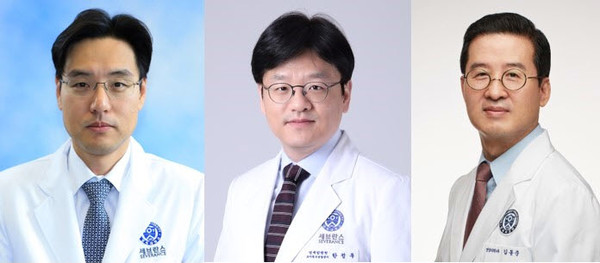 ▲ (좌측부터) 이승규 교수 한정우 교수, 김동준 교수