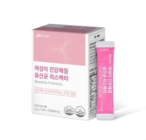 ▲ JW중외제약은 여성 질 건강을 위한 건강기능식품 ‘여성이 건강해질 유산균 리스펙타’를 출시했다고 4일 밝혔다.