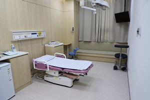 ▲건국대병원이 지난 12월 12일 가족분만실 새 단장을 마쳤다.