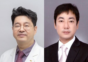 ▲ 김범준 교수(좌)와 박진우 교수.