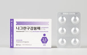 ▲ 유유제약이 나라트립탄 성분의 급성기 편두통 치료용 전문의약품 ‘나그란구강붕해정’을 퍼스트제네릭으로 출시했다.