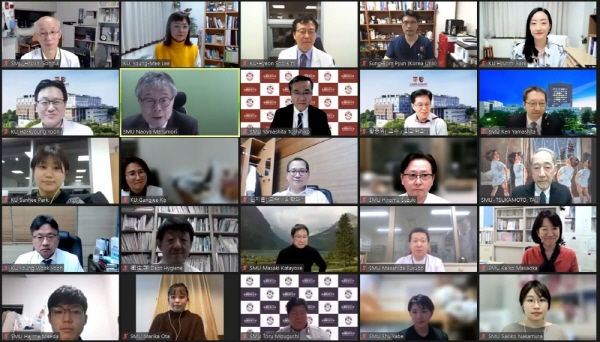 ▲ 대웅제약은 지난 4일 비대면으로 자사의 사회공헌 프로그램 ‘참지마요 5기 대학생 교육 봉사단 발대식’을 진행했다고 밝혔다.