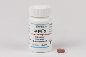 ▲ 길리어드의 HIV 치료제 빅타비.