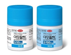 ▲ 한미약이 자체 개발한 블록버스터 ‘아모잘탄이 중국 대륙으로 진출한다.