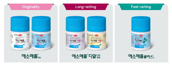 ▲ 한미약품이 자체 개발한 위식도역류질환 치료제군 ‘에소메졸패밀리’의 누적 원외처방 매출액이 3000억원을 돌파했다.