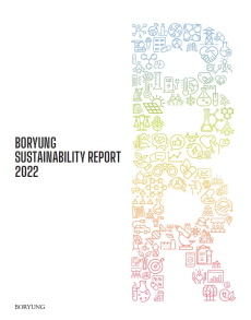 ▲ 보령이 ESG경영 성과와 비전을 담은 첫번째 지속가능경영보고서를 발간했다고 15일 밝혔다.