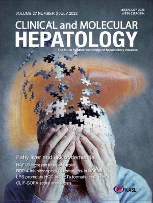 ▲ 대한간학회가 발행하는 학회공식 학술지 ‘Clinical and Molecular Hepatology(CMH)’의 2021 영향력 지수가 8점대를 돌파했다.