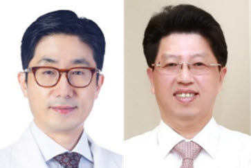 ▲ 우세준 교수(좌)와 김기웅 교수