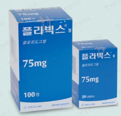 ▲ 스텐트를 이용해 경피적 관상동맥 중재술(PCI)을 받은 환자에서 3개월간 이중항혈소판요법(DAPT)을 시행한 후 P2Y12 억제제 단독요법으로 전환하는 것이 장기적으로도 유리하다는 연구 결과가 발표됐다. 사진은 P2Y12억제제 대표품목인 사노피의 플라빅스.