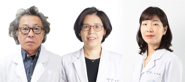 ▲ (좌측부터) 신철 교수, 김난희 교수, 유지희 교수