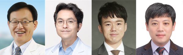 ▲ (좌측부터) 이인규 교수, 김은수 교수, 이호열 박사, 전재한 교수