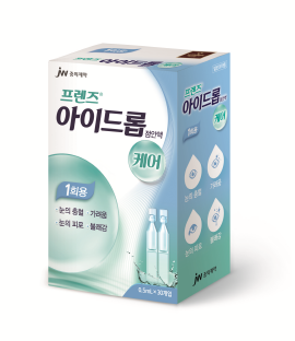 ▲ JW중외제약은 신제품 ‘프렌즈아이드롭 케어’를 출시하고 본격적인 마케팅 활동에 돌입했다고 3일 밝혔다.