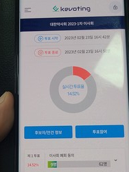 ▲ ▲ 대한약사회는 오는 3월 14일 대의원 총회에서 사용할 전자투표 시스템을 시범 운영했다.