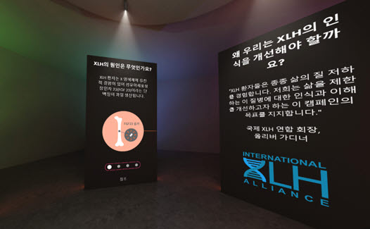 ▲ 한국쿄와기린은 2월 28일 ‘세계 희귀질환의 날’을 맞이해 ‘Shine a Light on XLH’ (shinealightonxlh.com/kr) 가상 전시회를 오픈했다.