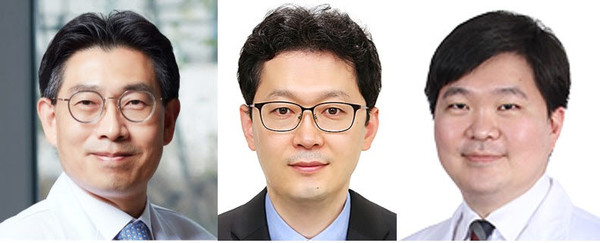 ▲ (좌측부터) 김중선 교수, 하진용 교수, 차정준 교수