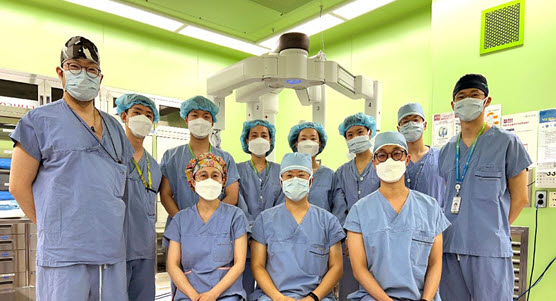▲ 양산부산대병원이 경남 지역 최초 외과 로봇수술 500례를 달성했다.