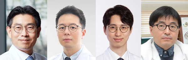 ▲ (좌측부터) 김중선 교수, 이용준 교수, 이상협 교수, 허정호 교수