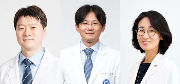 ▲ (좌측부터)권혁성 교수, 고성호 교수, 김지영 교수.