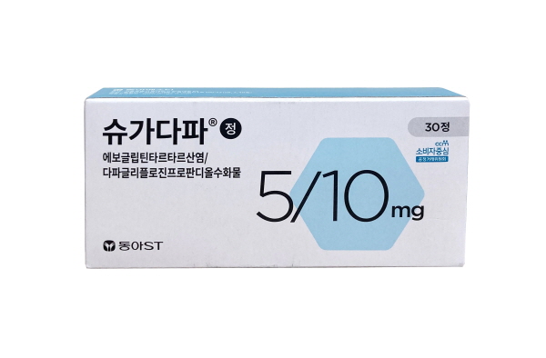 ▲ 동아에스티는 제2형 당뇨병 복합제 ‘슈가다파정’을 출시했다고 4일 밝혔다.