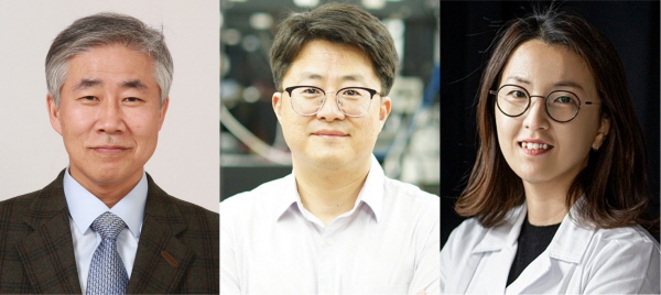 ▲ (좌측부터) 백선하 교수, 김철홍 교수, 장진아 교수