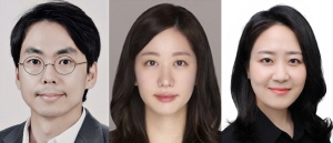 ▲ (좌측부터) 김영국 교수, 최수연 교수, 하아늘 교수