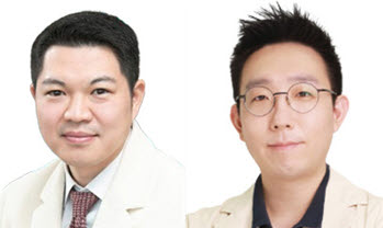 ▲ 성필수 교수(왼쪽)와 김지훈 임상강사