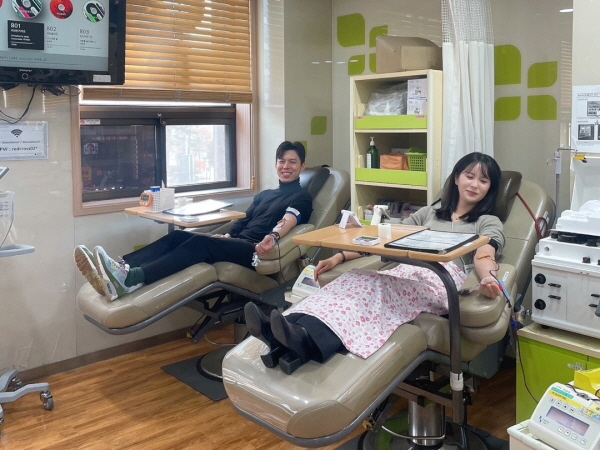 ▲ 유영제약은 지난 11월 한 달간 전사 임직원을 대상으로 하반기 헌혈 캠페인을 진행했다고 밝혔다.