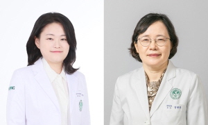 ▲ 허영민 교수(왼쪽)와 김영주 교수