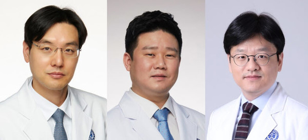 ▲ (왼쪽부터) 이승규 교수, 김용준 교수, 한정우 교수