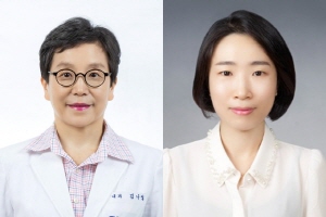 ▲ 김나영 교수(왼쪽)와, 송진희 연구교수