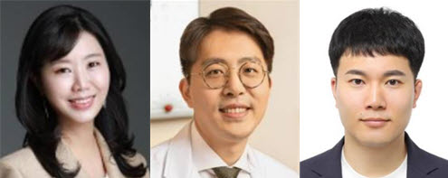 ▲ (왼쪽부터) 최윤형 교수, 김동현 교수, 강하병 연구교수